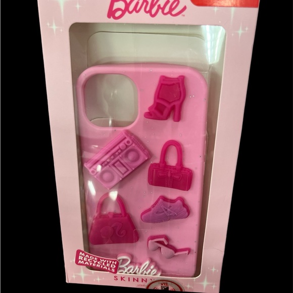 Bonus Barbie iPhone 13/14 Case With Bonus Free Fill size Barbie Plush New - Picture 2 of 4